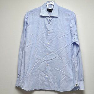 JOHN VARVATOS SLIM FIT BUTTON FRONT SHIRT 15 1/2